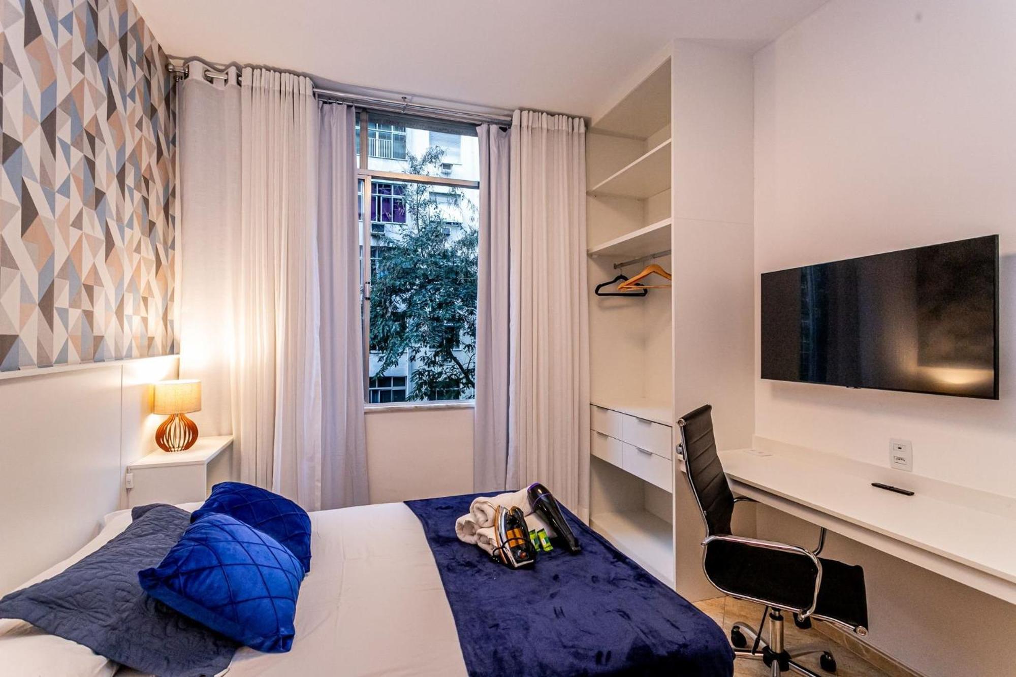 Copacabana Lux - 5 Hospedes, Aconchego & Apartamento *